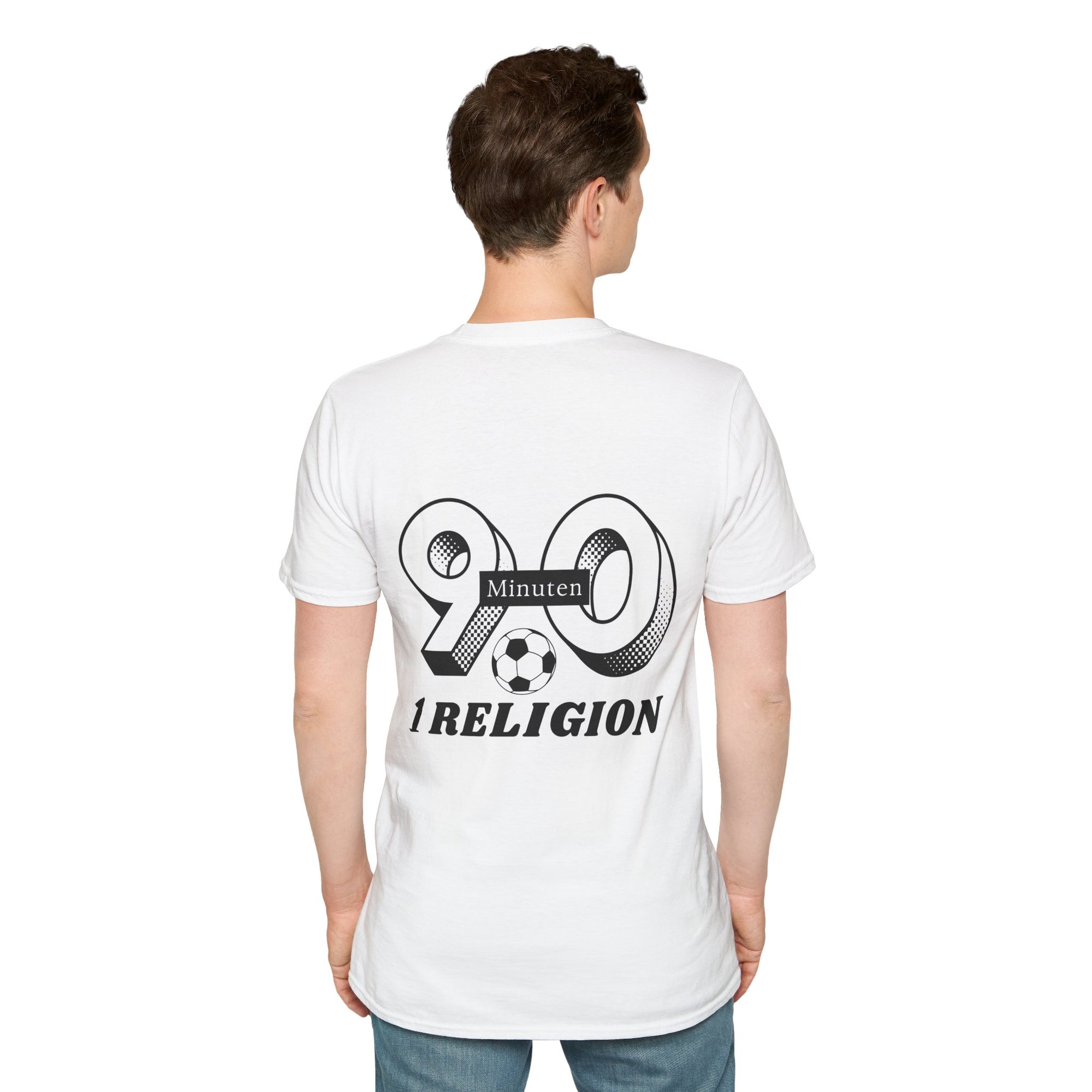 90 Minuten 1 Religion | KurvenKult Unisex T-Shirt