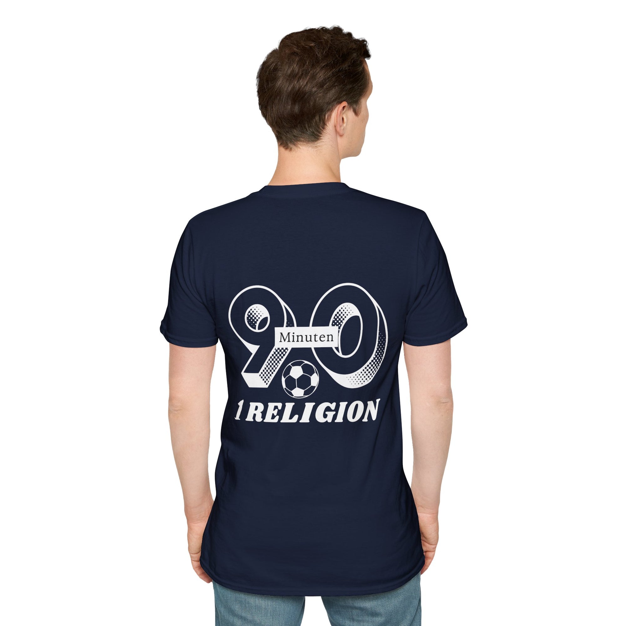 90 Minuten 1 Religion | KurvenKult Unisex T-Shirt