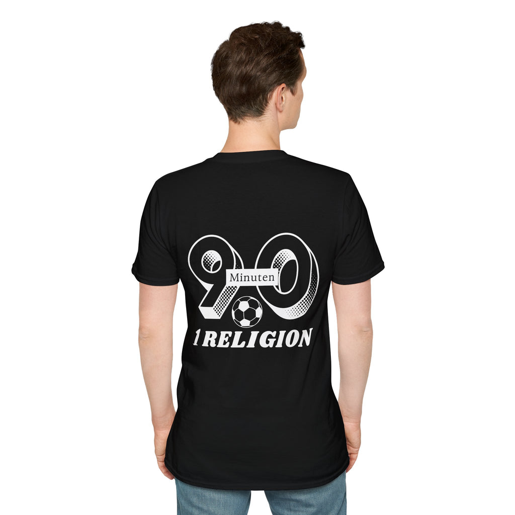 90 Minuten 1 Religion | KurvenKult Unisex T-Shirt