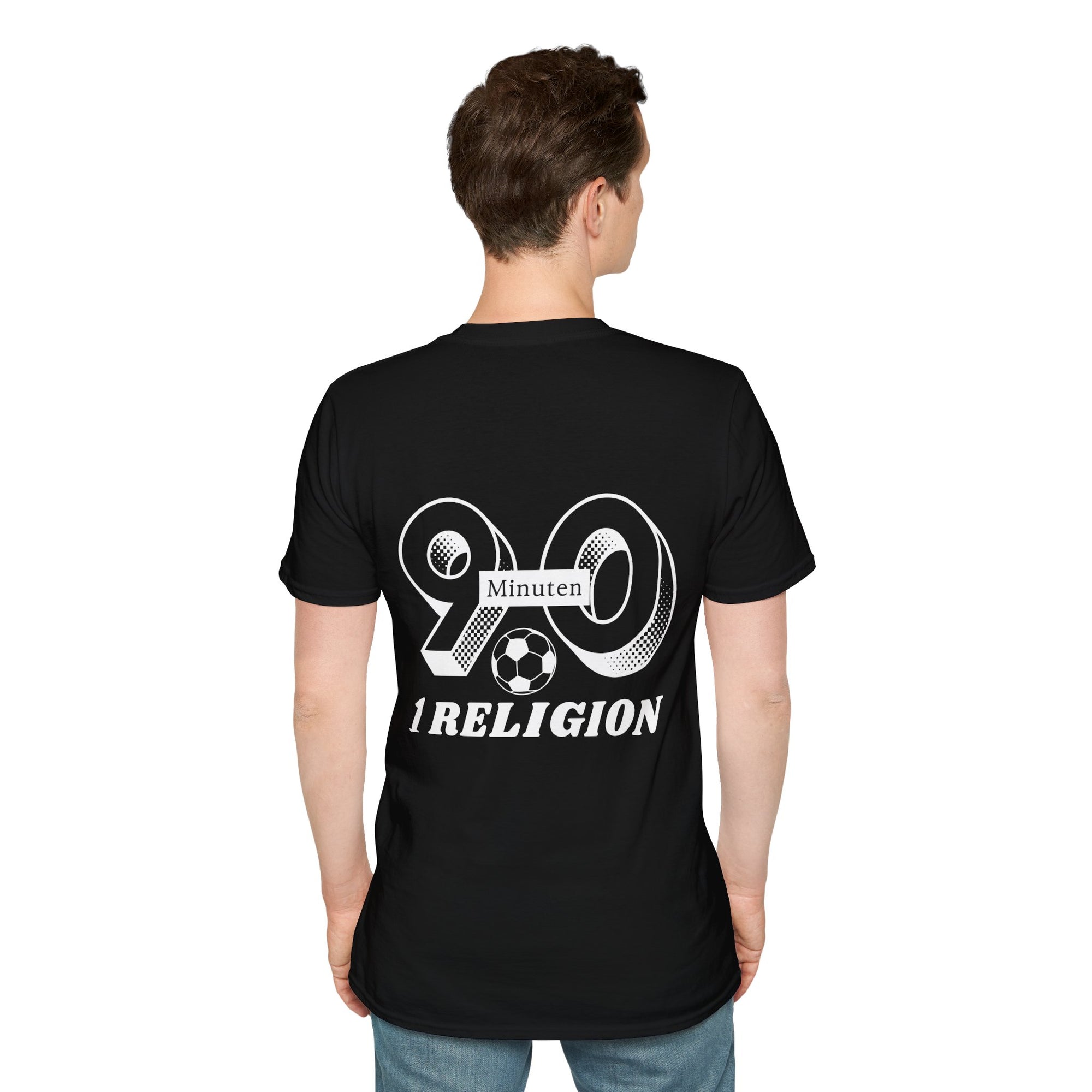 90 Minuten 1 Religion | KurvenKult Unisex T-Shirt