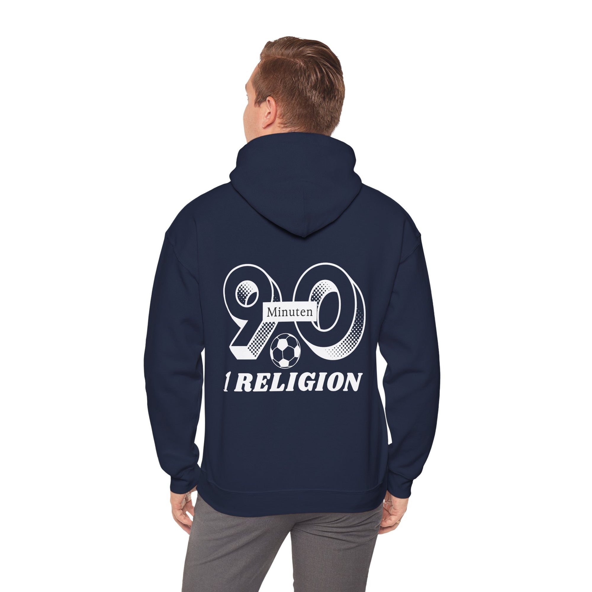 90 Minuten 1 Religion | KurvenKult Unisex Hoodie