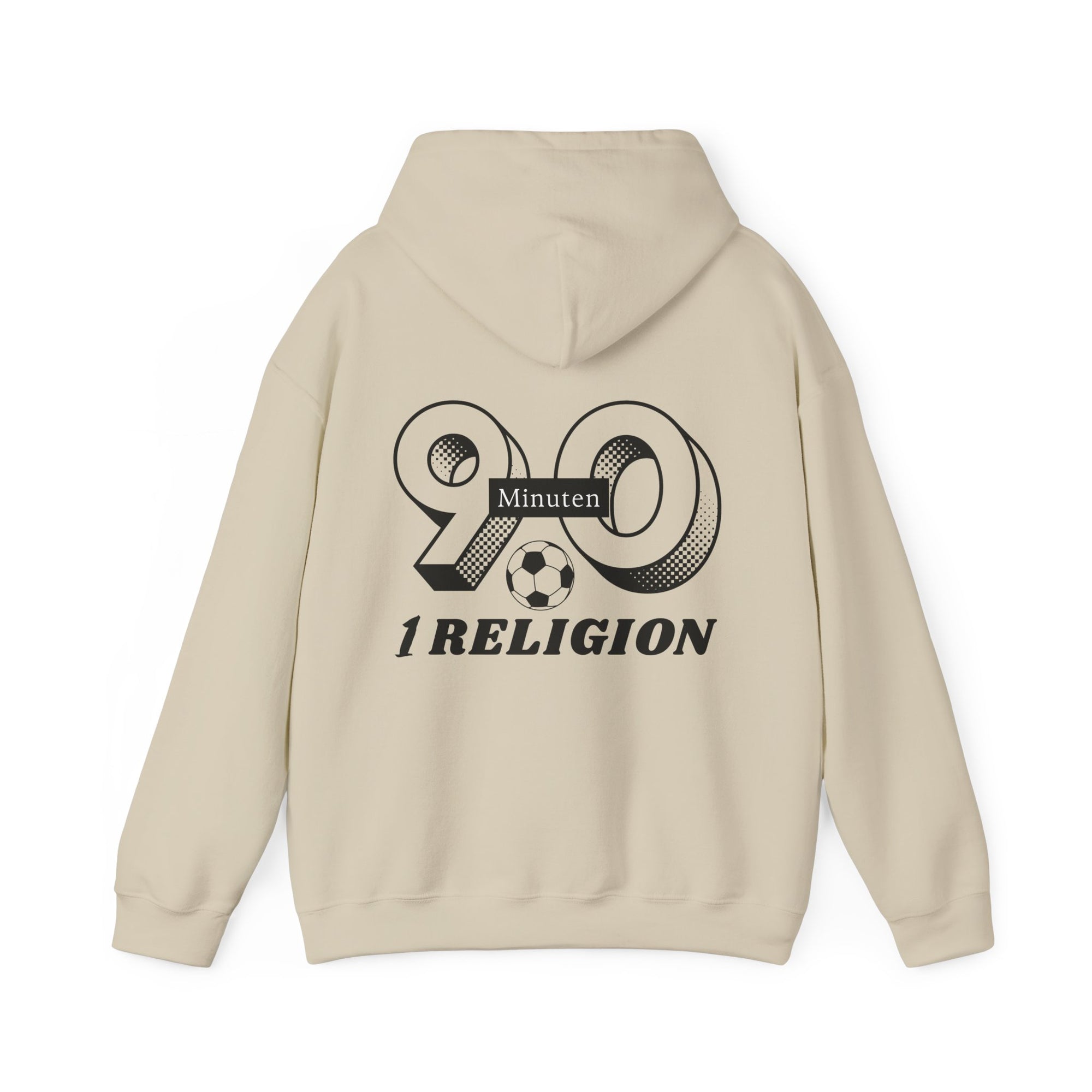 90 Minuten 1 Religion | KurvenKult Unisex Hoodie