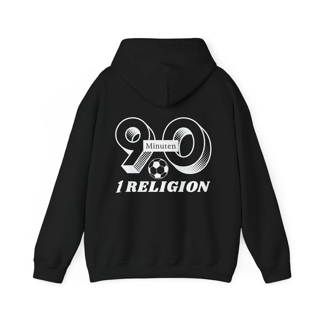 90 Minuten 1 Religion | KurvenKult Unisex Hoodie