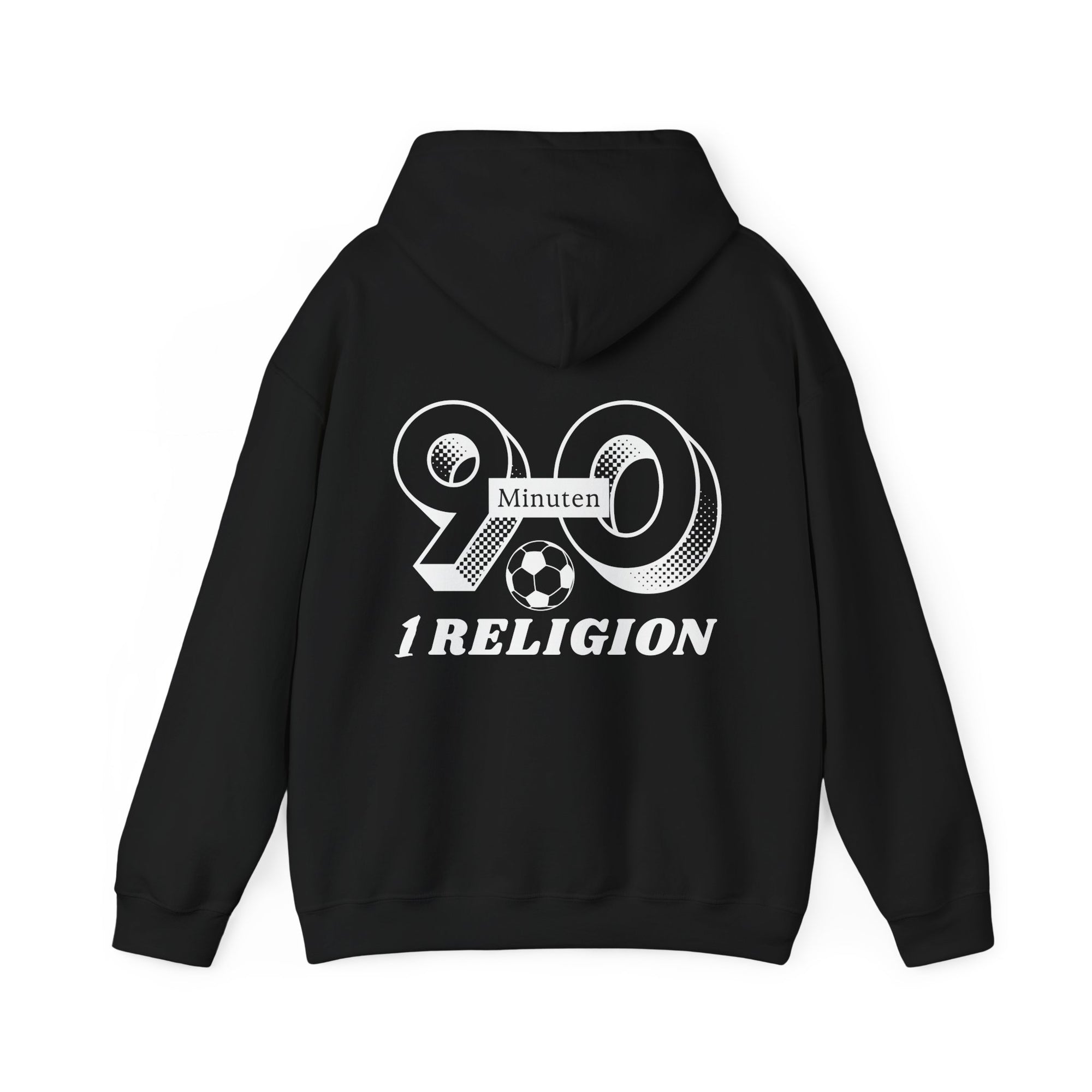 90 Minuten 1 Religion | KurvenKult Unisex Hoodie