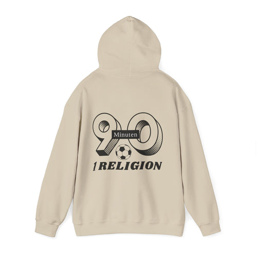 90 Minuten 1 Religion | KurvenKult Unisex Hoodie