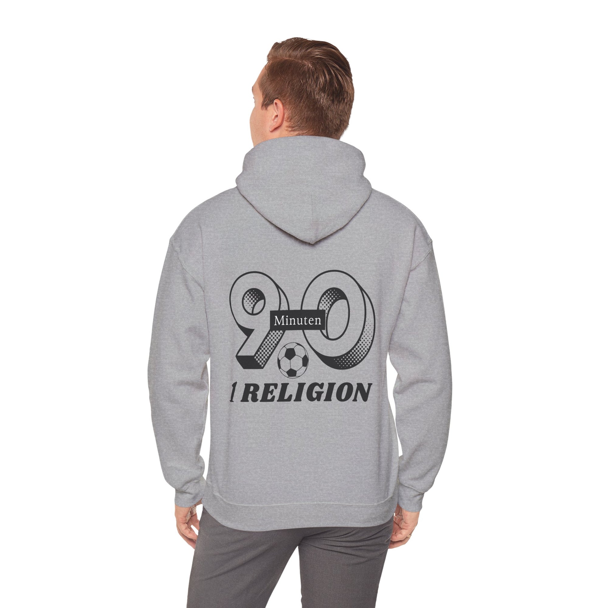 90 Minuten 1 Religion | KurvenKult Unisex Hoodie