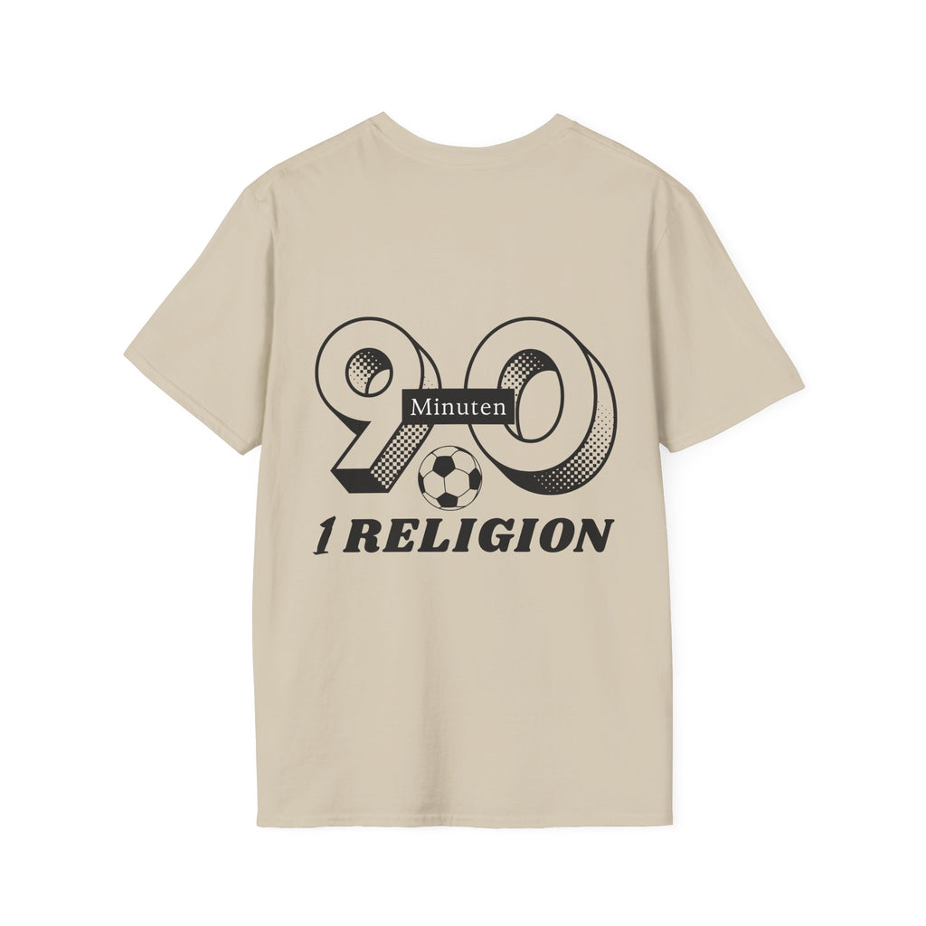 90 Minuten 1 Religion | KurvenKult Unisex T-Shirt
