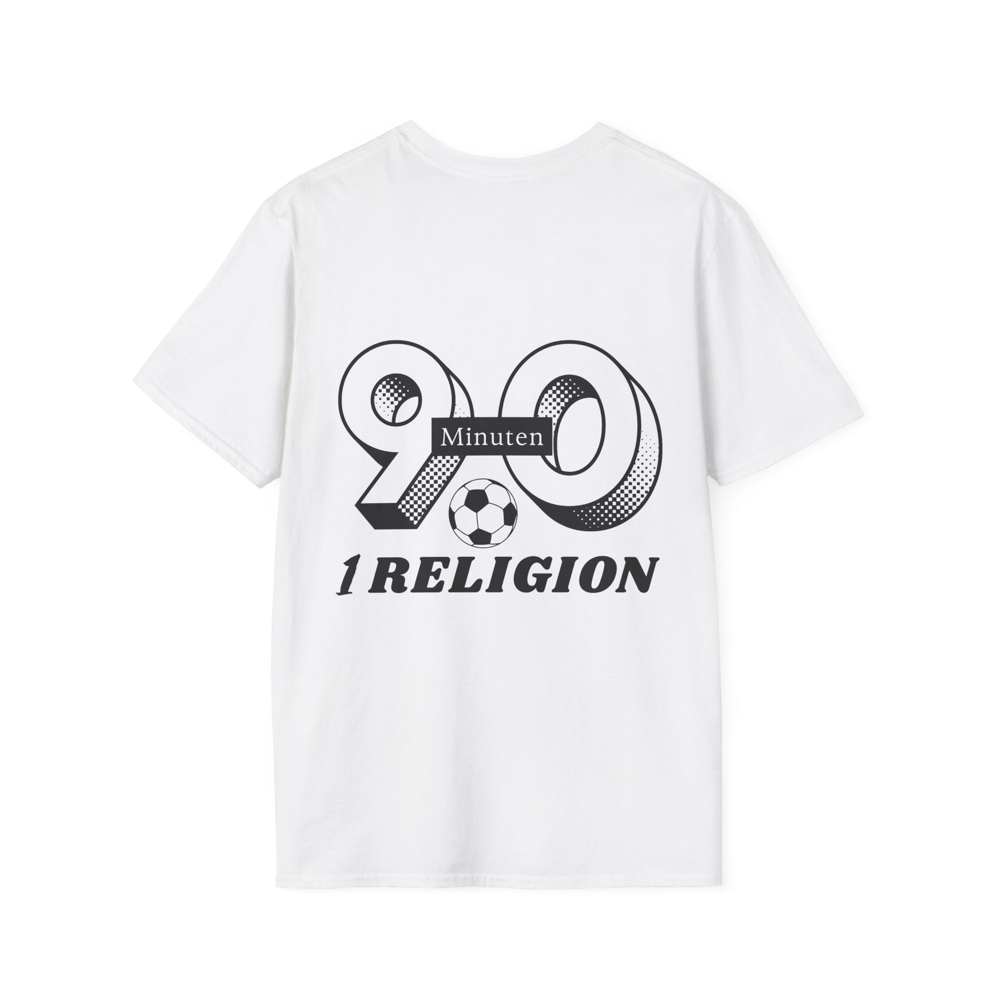 90 Minuten 1 Religion | KurvenKult Unisex T-Shirt