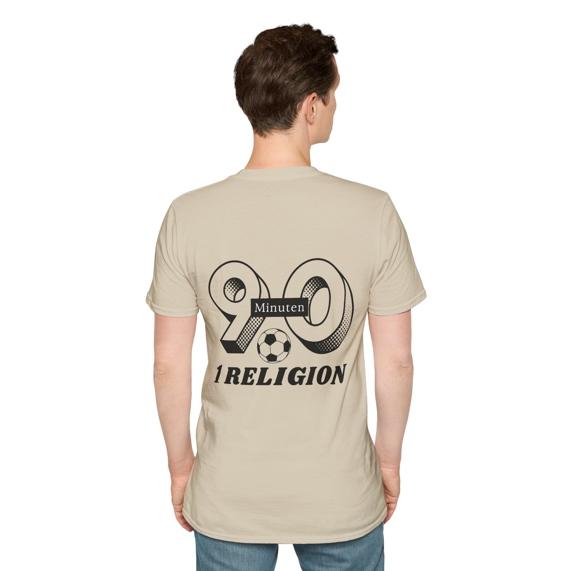 90 Minuten 1 Religion | KurvenKult Unisex T-Shirt