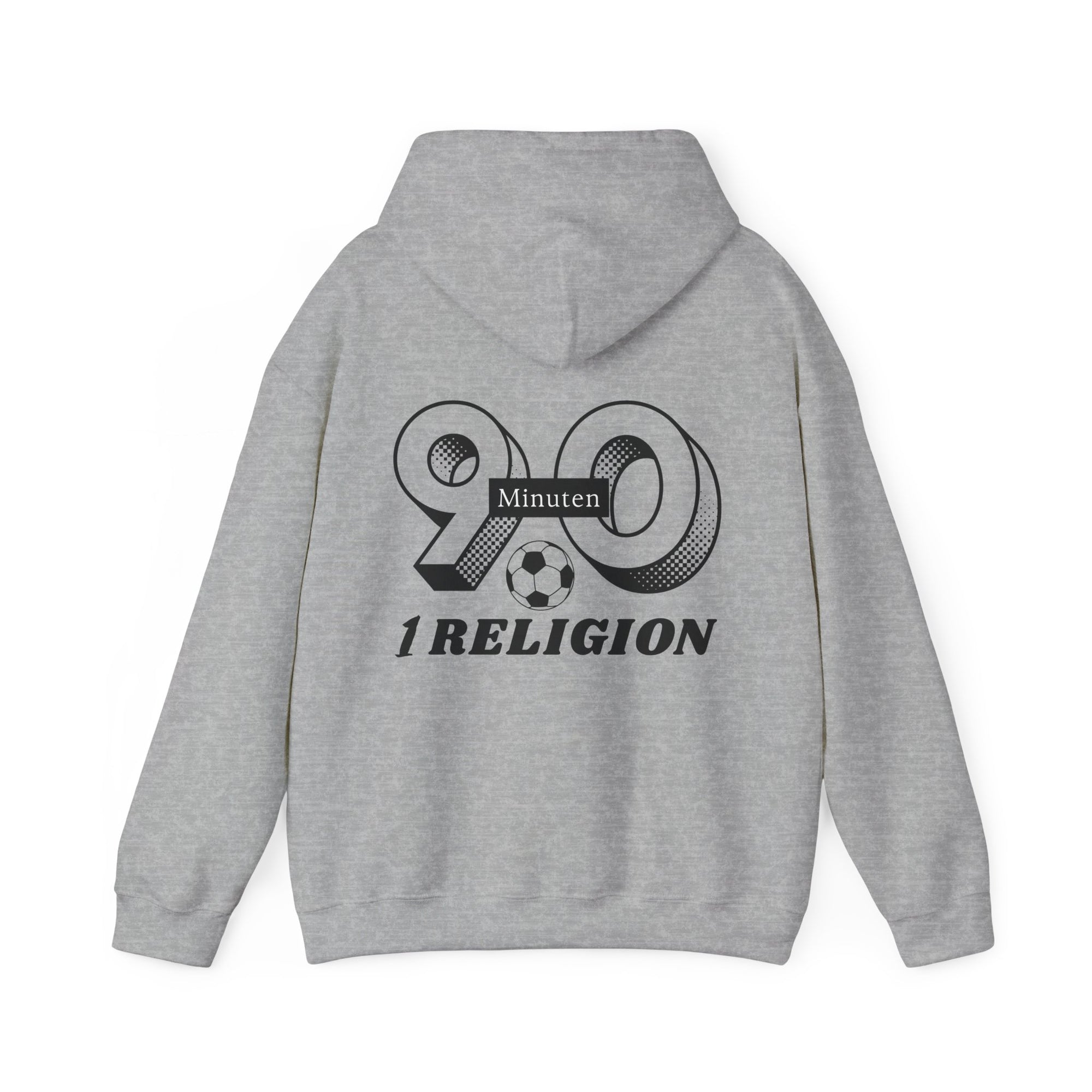90 Minuten 1 Religion | KurvenKult Unisex Hoodie