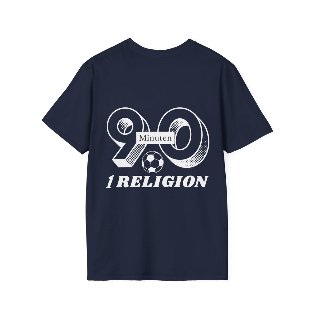 90 Minuten 1 Religion | KurvenKult Unisex T-Shirt