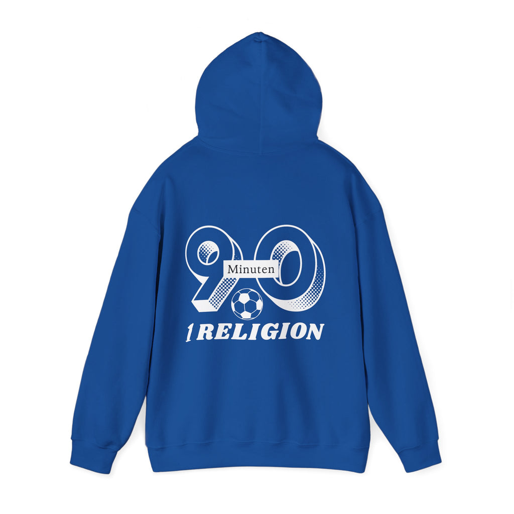90 Minuten 1 Religion | KurvenKult Unisex Hoodie