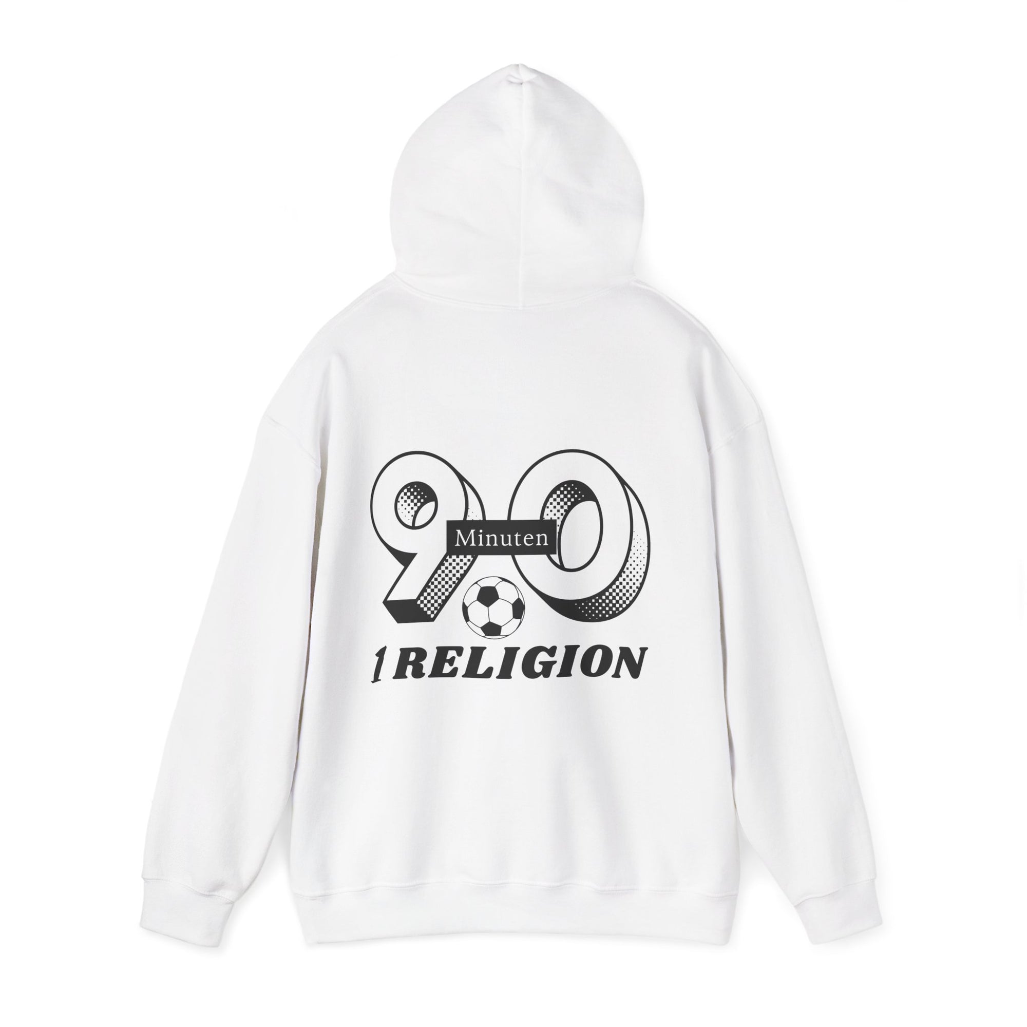 90 Minuten 1 Religion | KurvenKult Unisex Hoodie