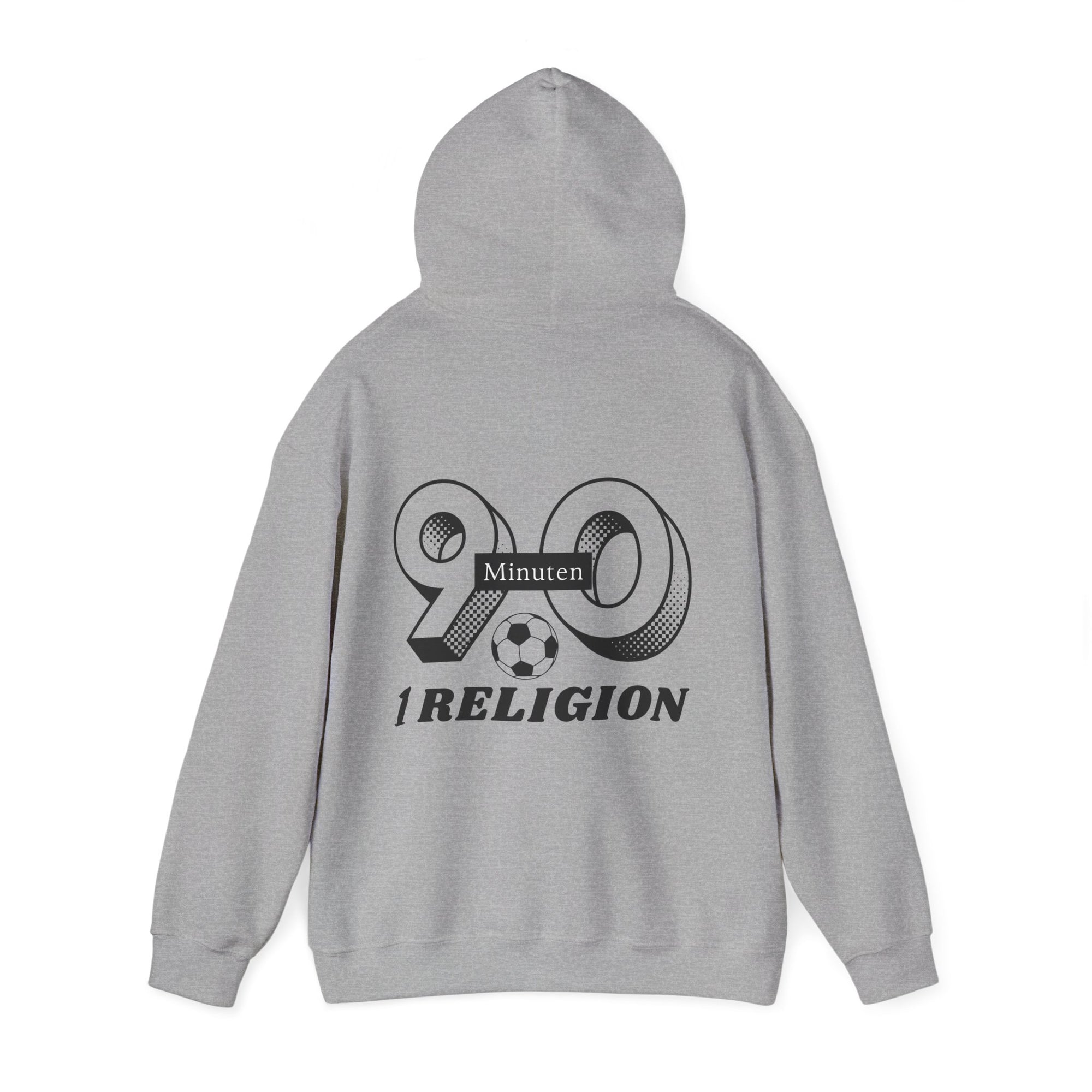 90 Minuten 1 Religion | KurvenKult Unisex Hoodie