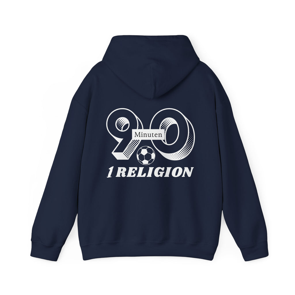 90 Minuten 1 Religion | KurvenKult Unisex Hoodie