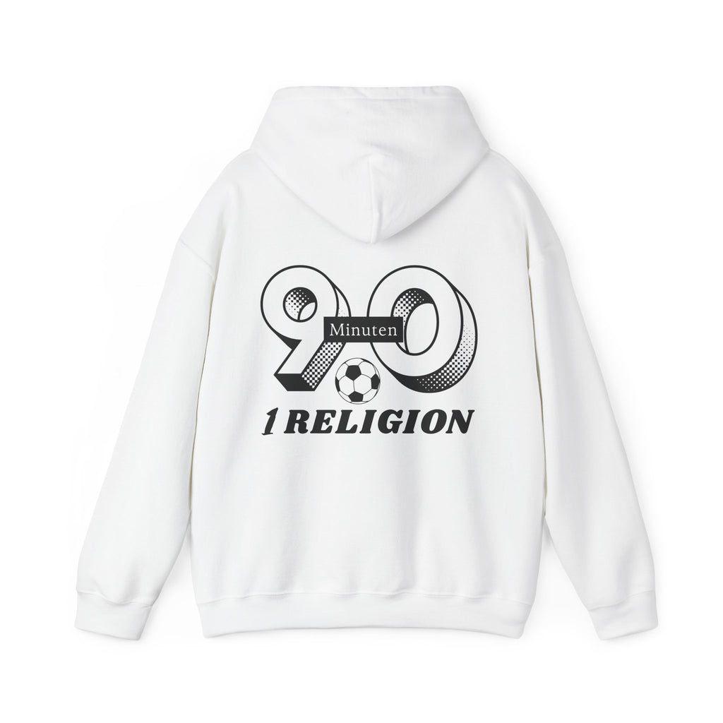 90 Minuten 1 Religion | KurvenKult Unisex Hoodie