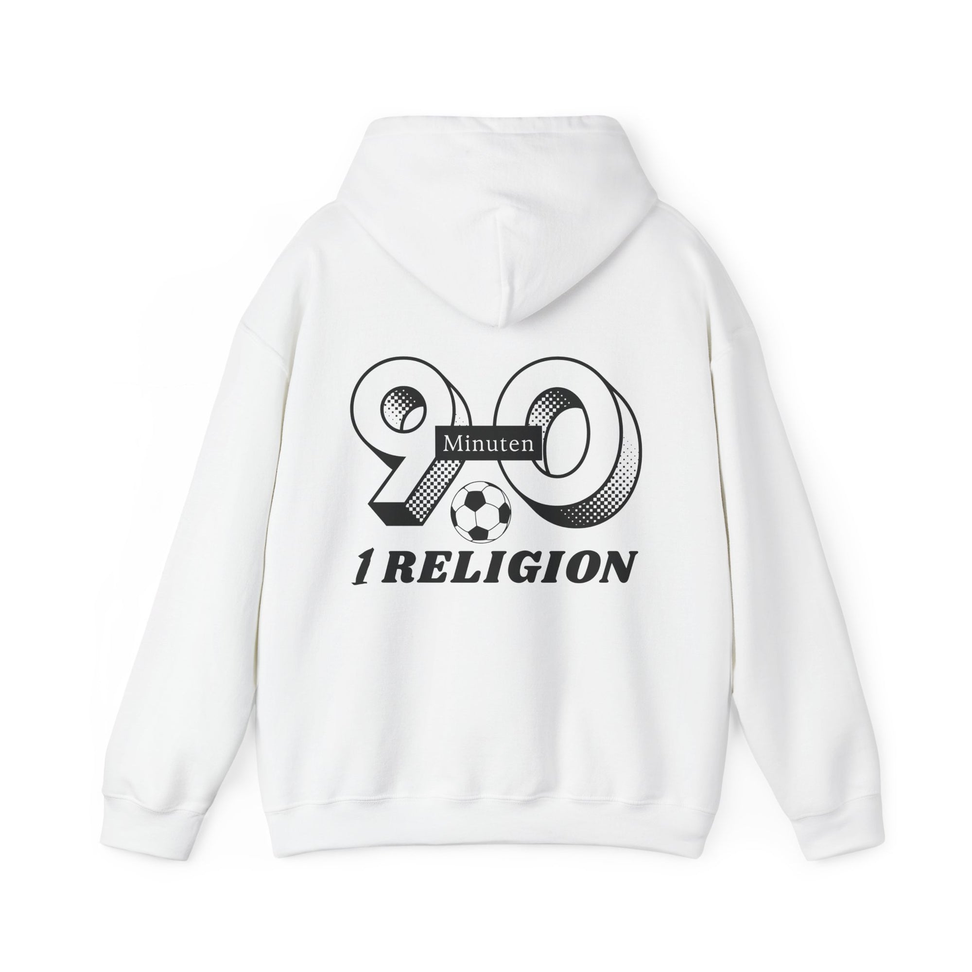 90 Minuten 1 Religion | KurvenKult Unisex Hoodie