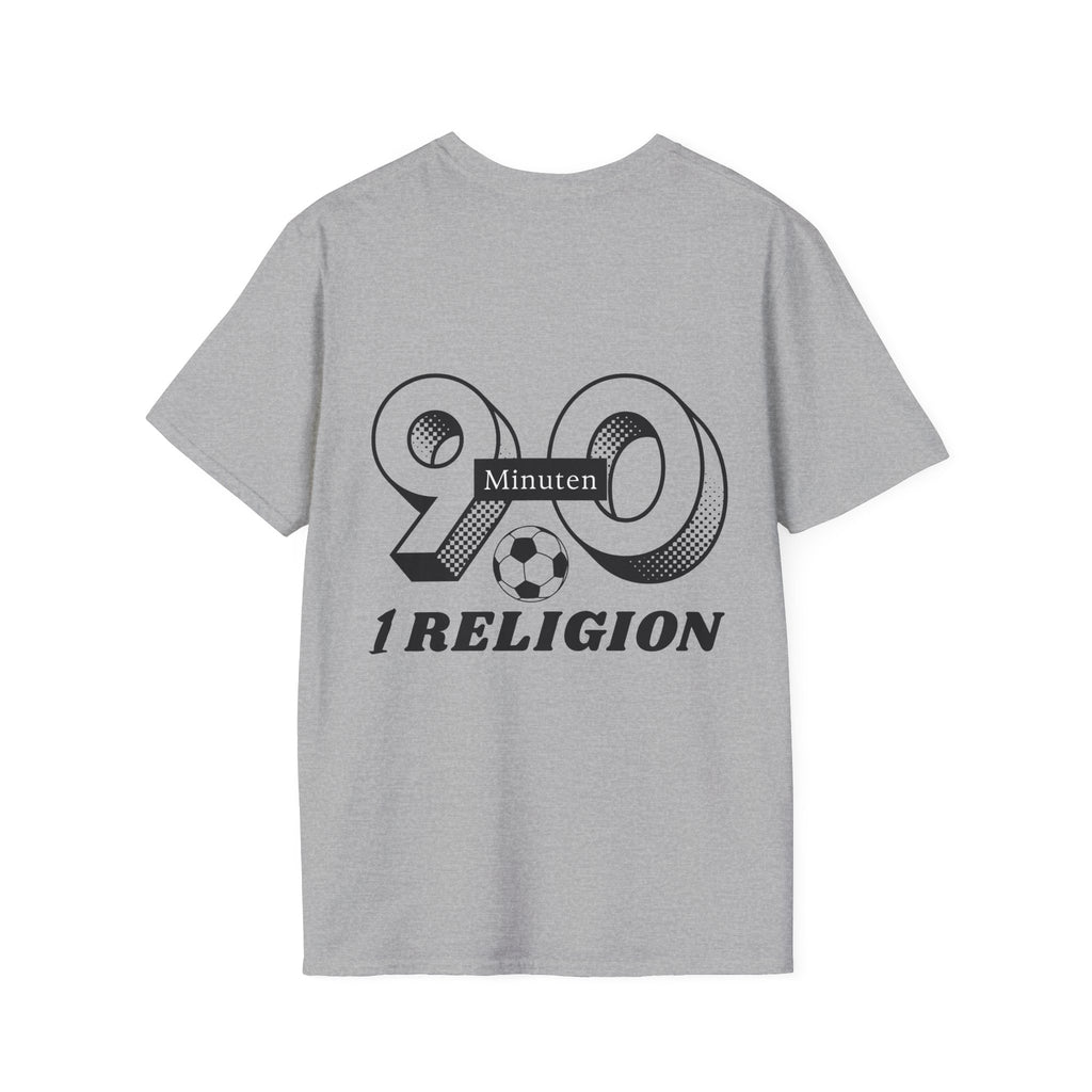 90 Minuten 1 Religion | KurvenKult Unisex T-Shirt