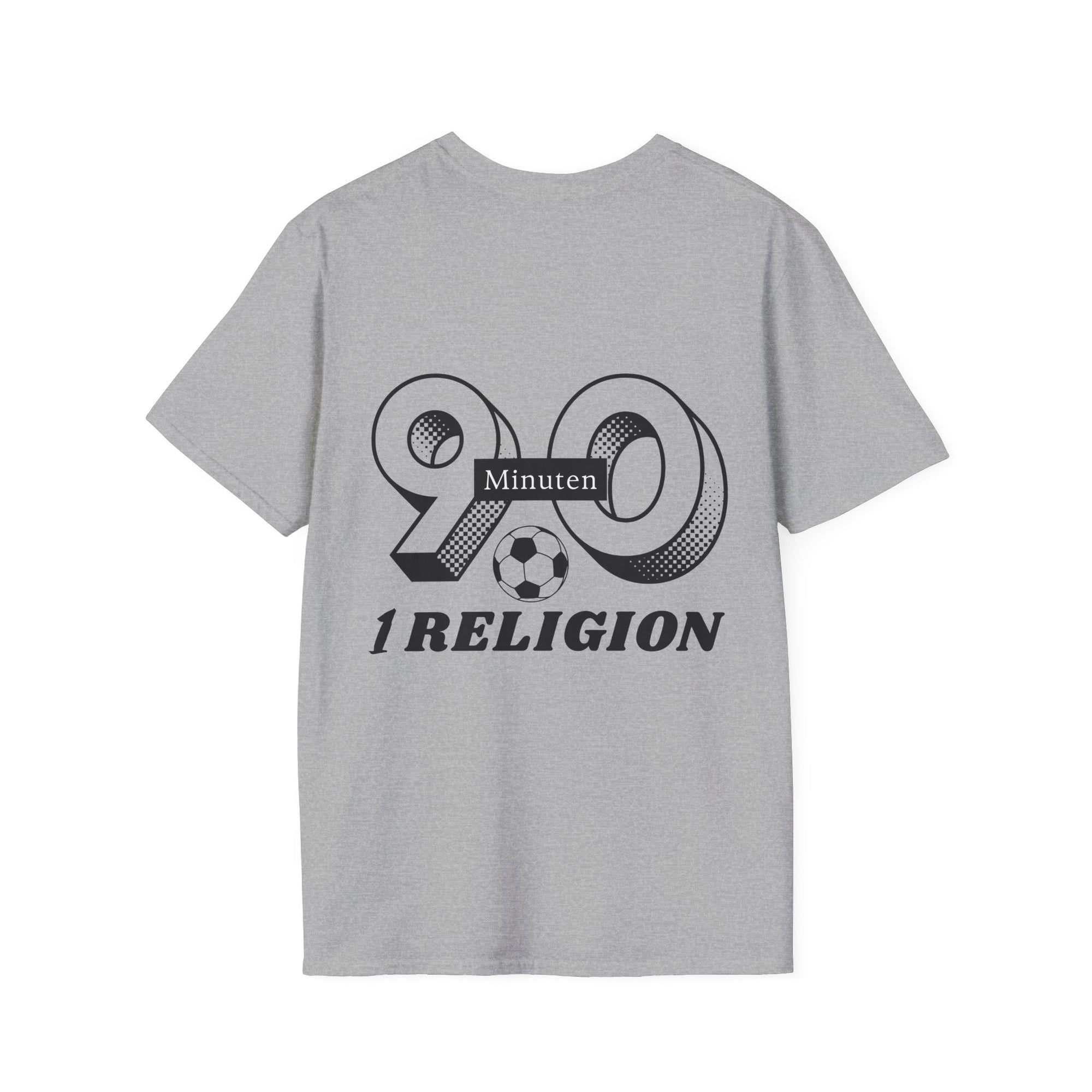 90 Minuten 1 Religion | KurvenKult Unisex T-Shirt